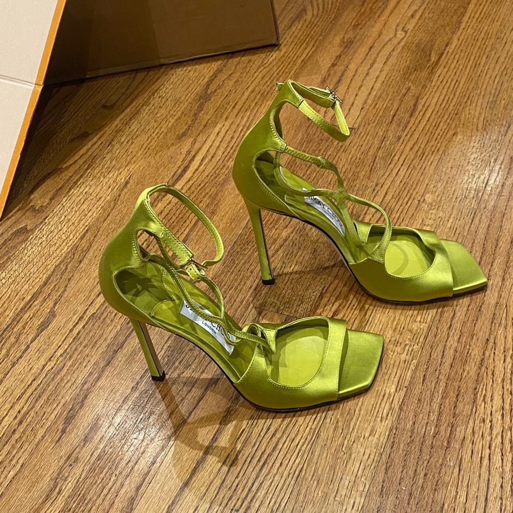 Jimmy Choo Vibrant Green Heels